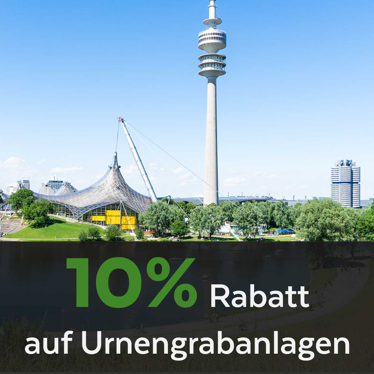 Rabatt auf Urnengrabanlagen München