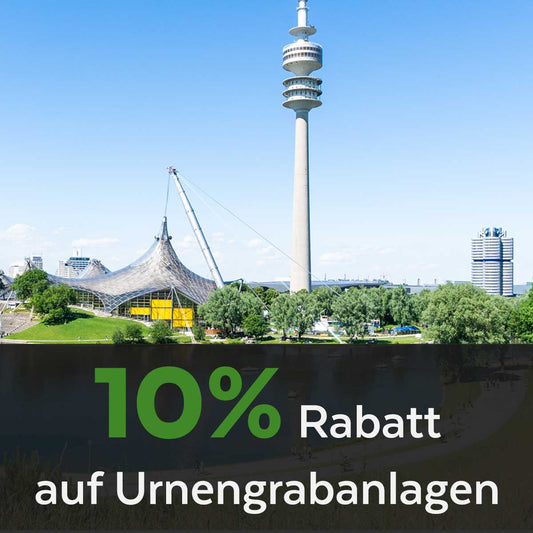 Rabatt auf Urnengrabanlagen München
