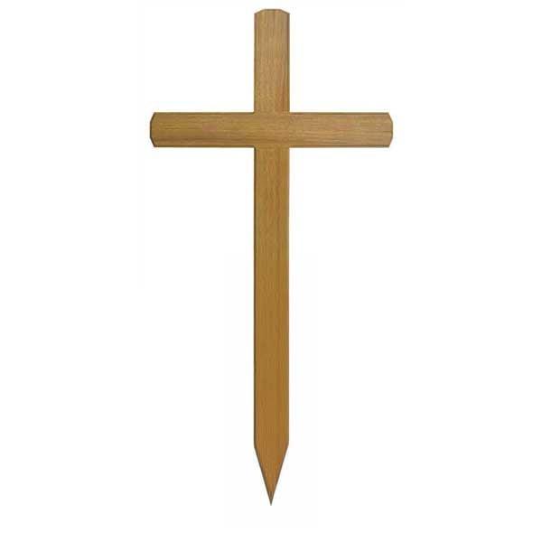 Grabkreuz aus Eichenholz - Grabstein, Grabsteine, Liegestein, Grabeinfassung, Gravur, Preis, online kaufen, Kosten Hauptbild
